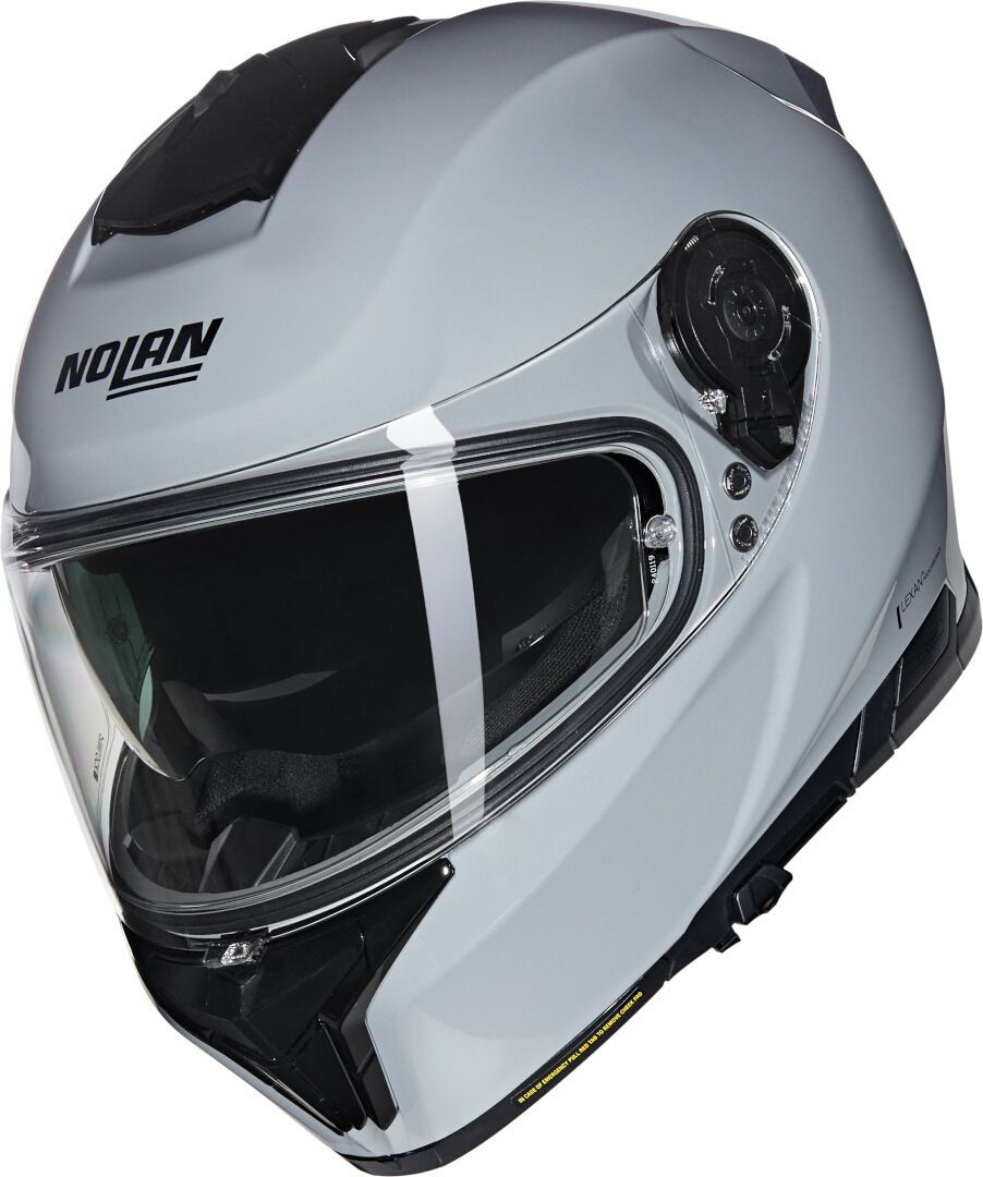 Nolan N80-8 Classico 303 Gray Glossy Full Face Helmet - Chromeburner