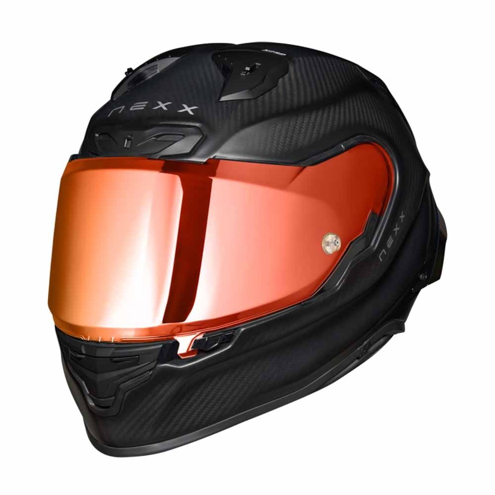 Nexx X.R3R Zero Pro 2 Carbon Red Matt Full Face Helmet - Chromeburner