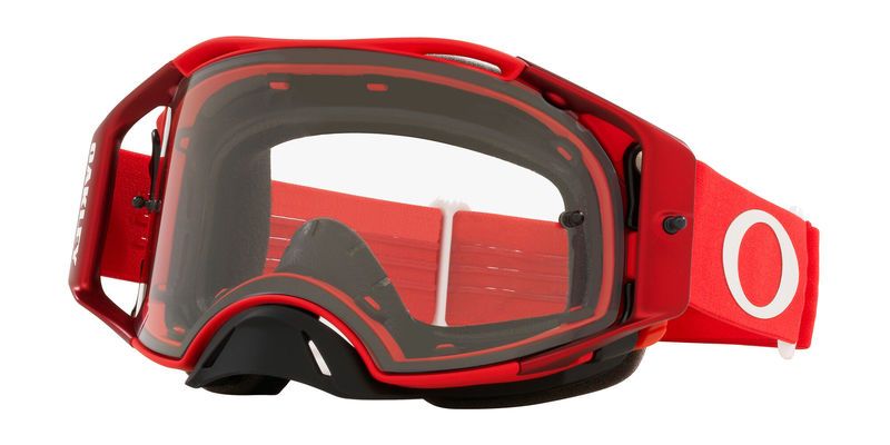 Oakley Goggles Airbrake MX Moto Red Clear - Chromeburner
