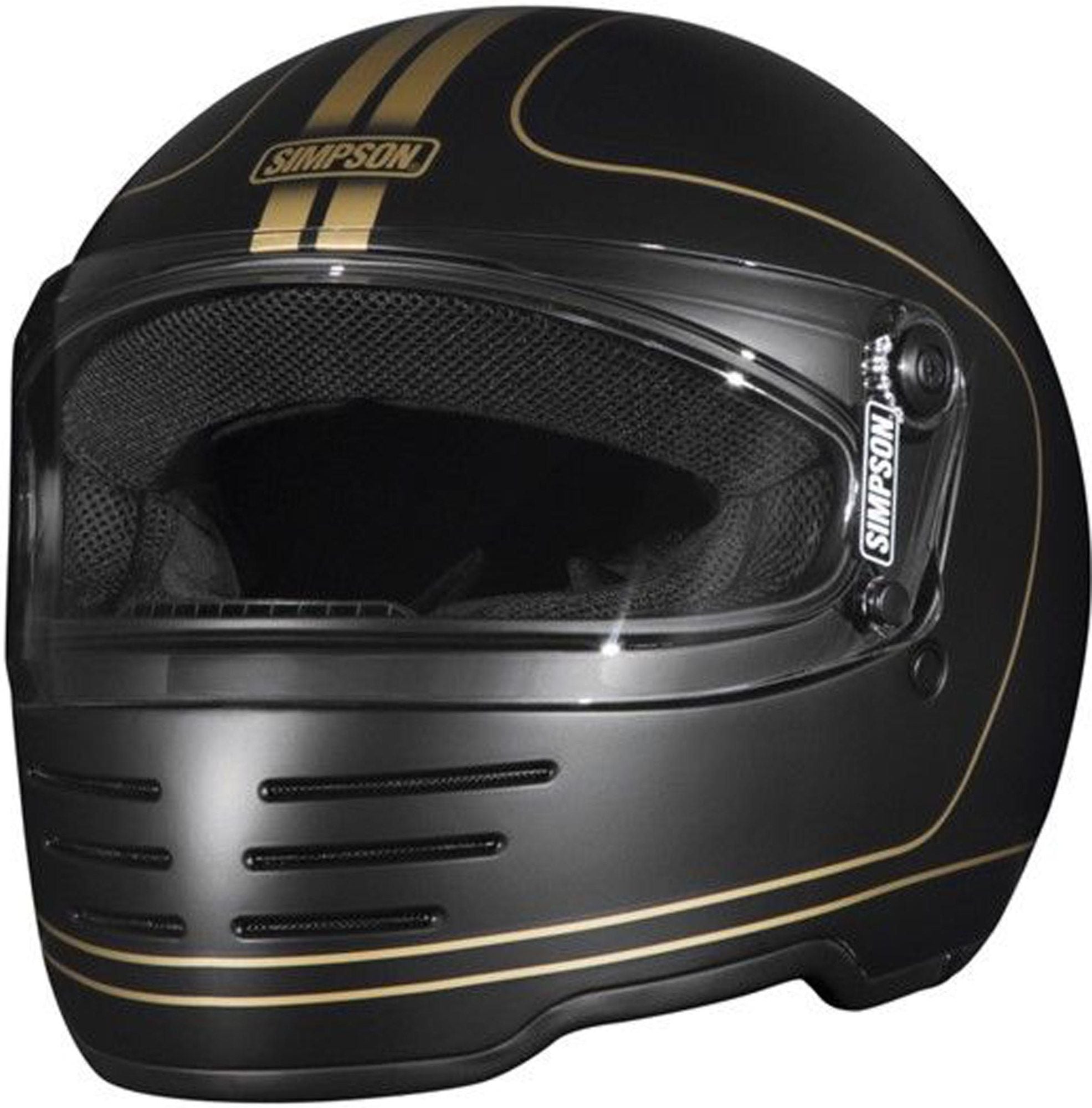Simpson M62 Hondo Carbon Motorcycle Helmet - Chromeburner