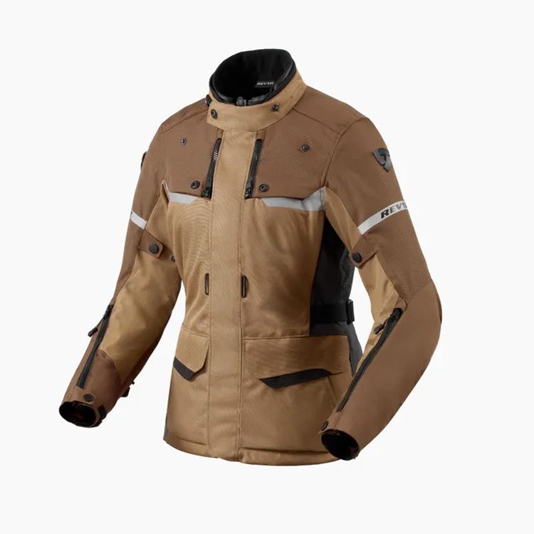 Brown Revit Leather Jackets Revit Clare Ladies Motorcycle Leather