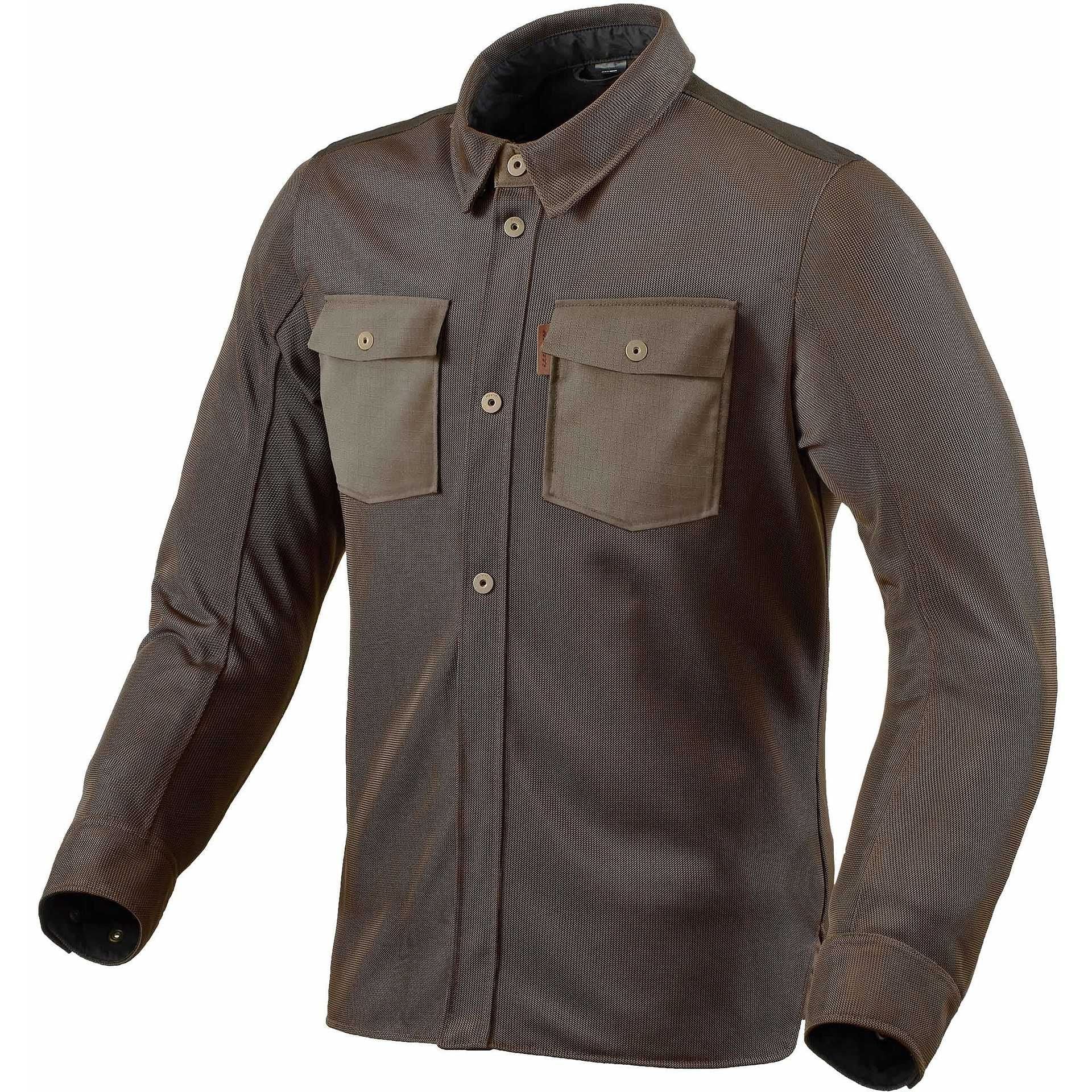 REV'IT! Overshirt Tracer Air Jacket Brown