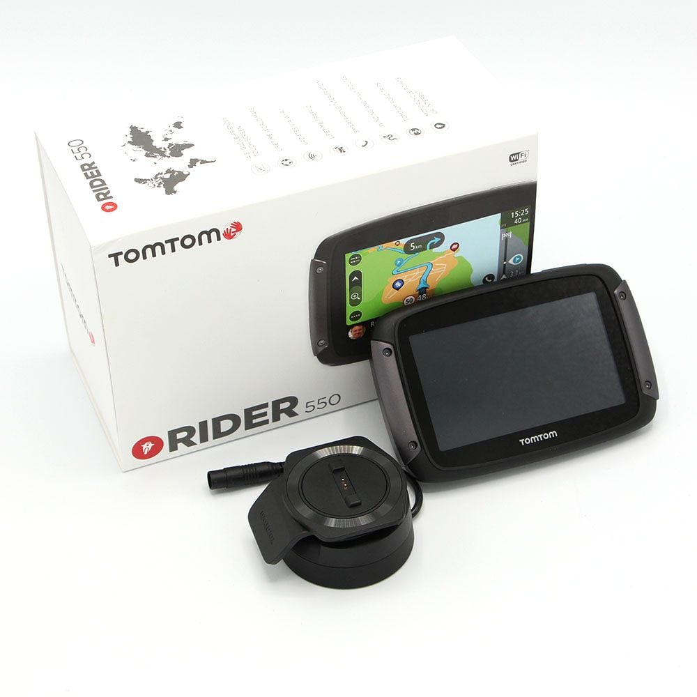 TomTom Rider 550 Premium Pack Chromeburner