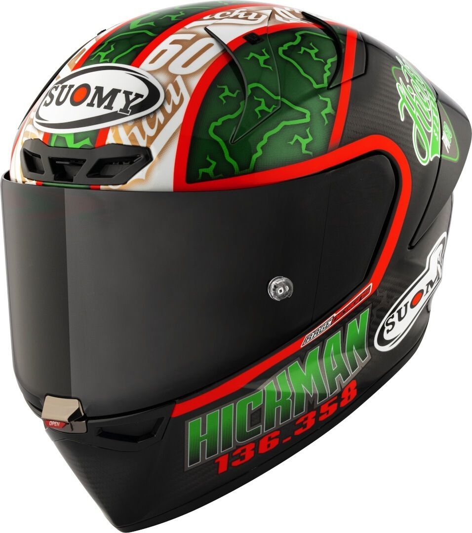 Suomy S1-XR GP Hickman Replica 2024 Full Face Helmet - Chromeburner