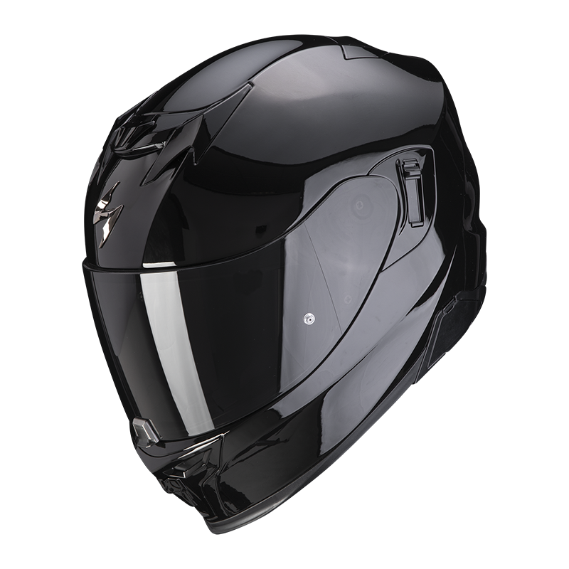 Scorpion Exo-520 Evo Air Solid Black - Chromeburner