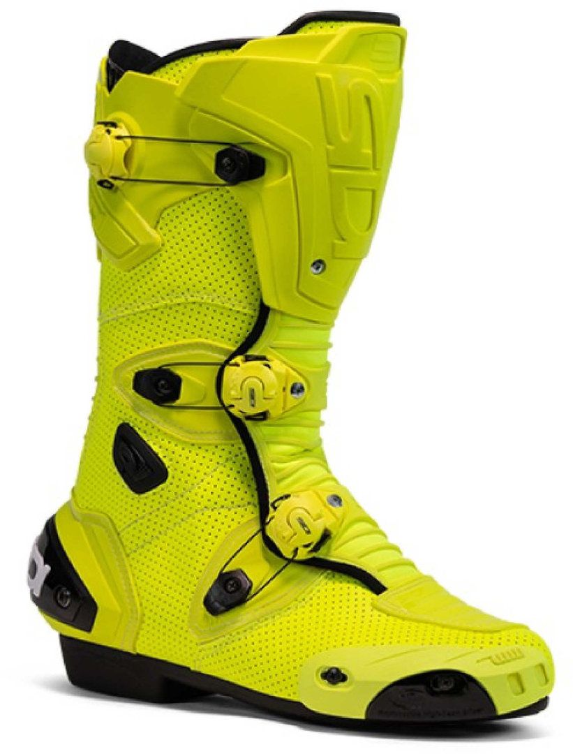 Sidi Mag-1 Air Fluo Yellow Boots - Chromeburner
