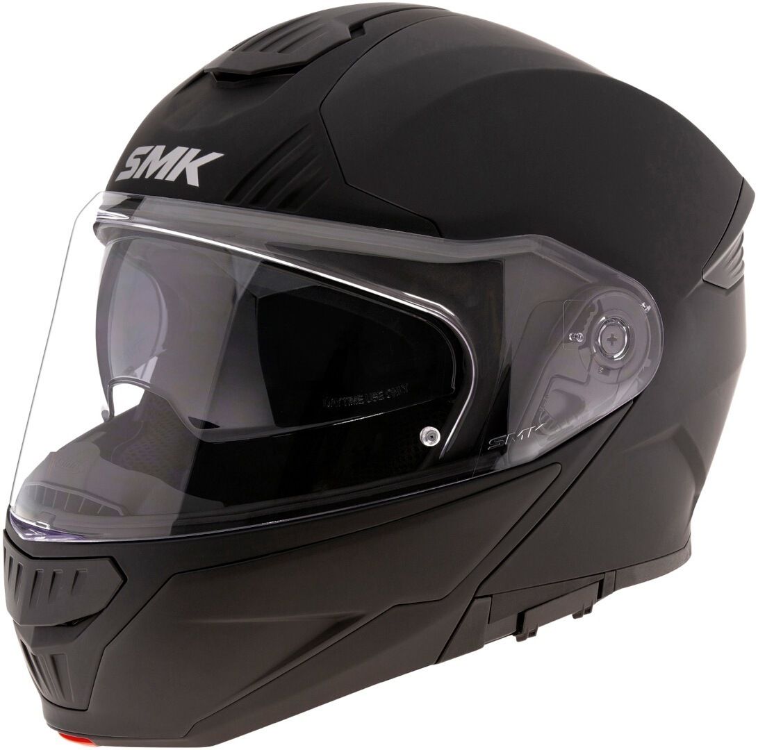 SMK Gullwing 06 Matt Black Flip Up Helmet Chromeburner