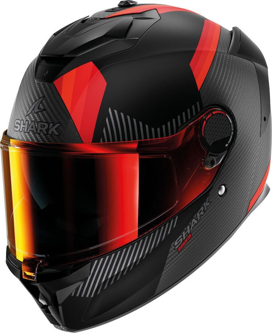 Shark Spartan GT Pro Dokhta Carbon Matt Black Red Full Face Helmet