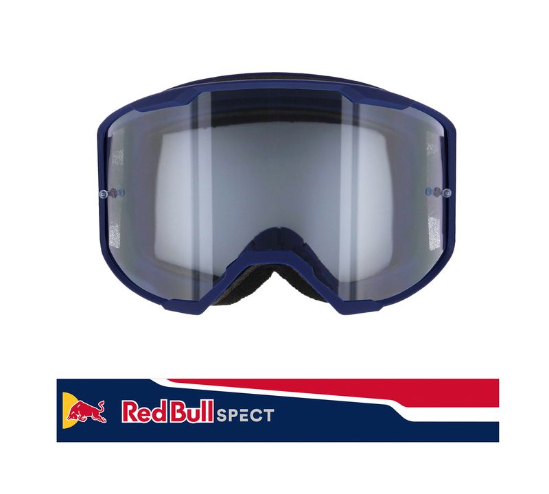 れっどぶるー Spect Red Bull Strive Mx Goggles Single Lens Blue Red Clear
