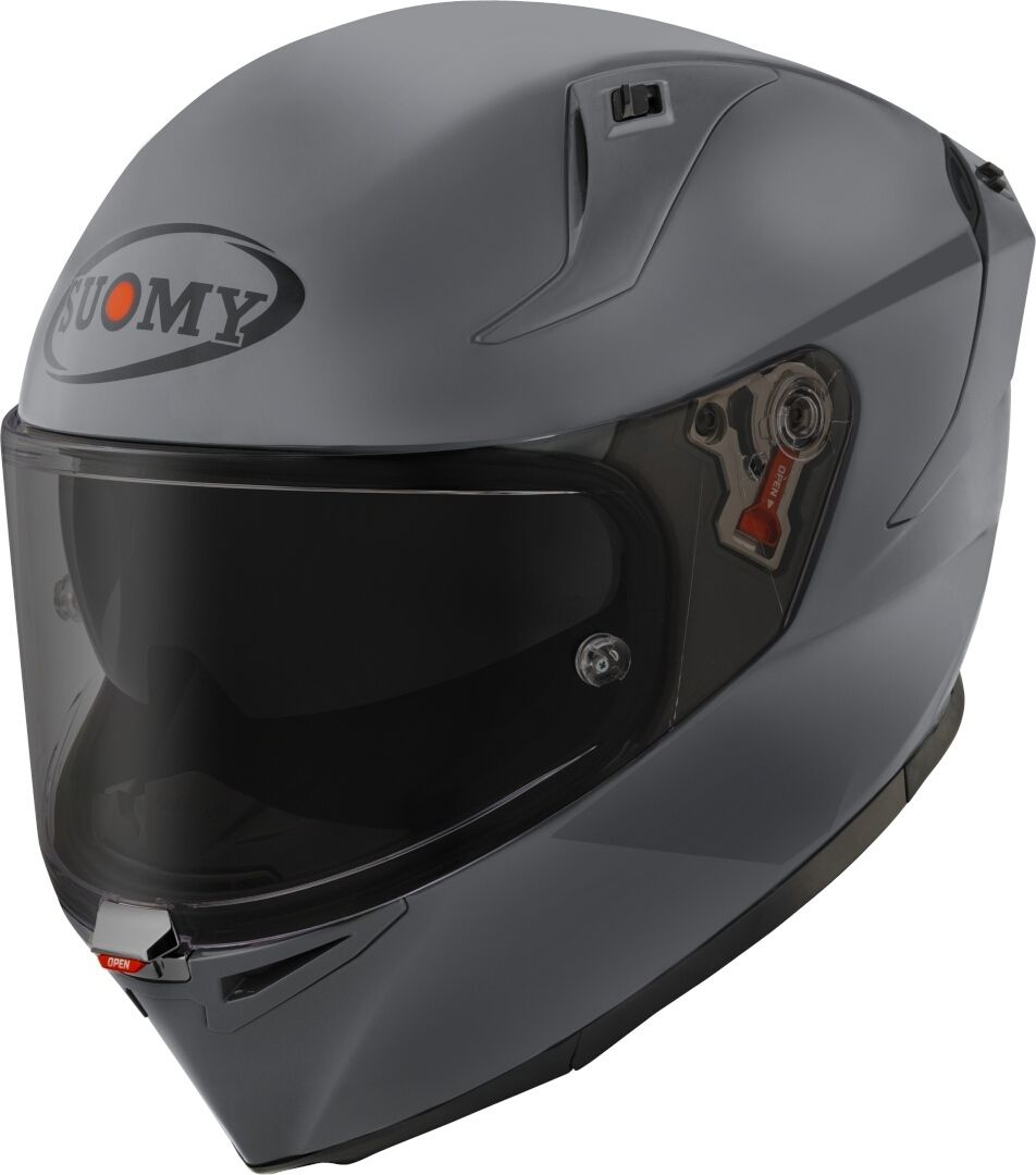 Suomy Speedstar 2 Plain Grey Full Face Helmet - Chromeburner Suomy Speedstar 2 Plain Grey Full Face Helmet - Chromeburner