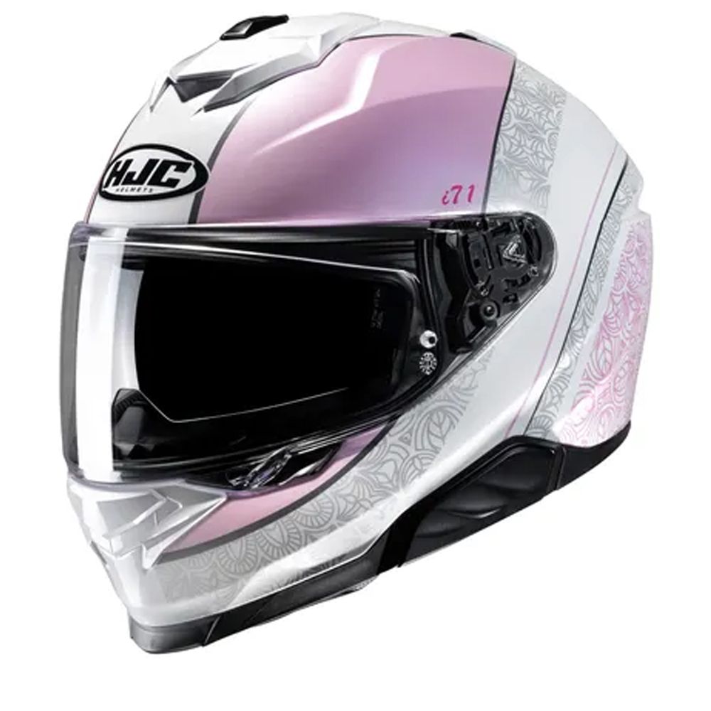 Hjc I71 Sera White Pink Mc8 Full Face Helmets - Chromeburner