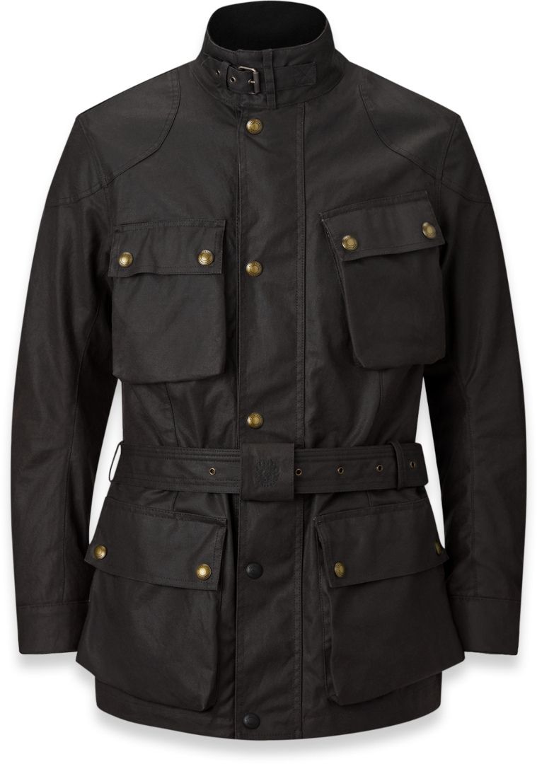 Belstaff Trialmaster Black Waxed Jacket - Chromeburner