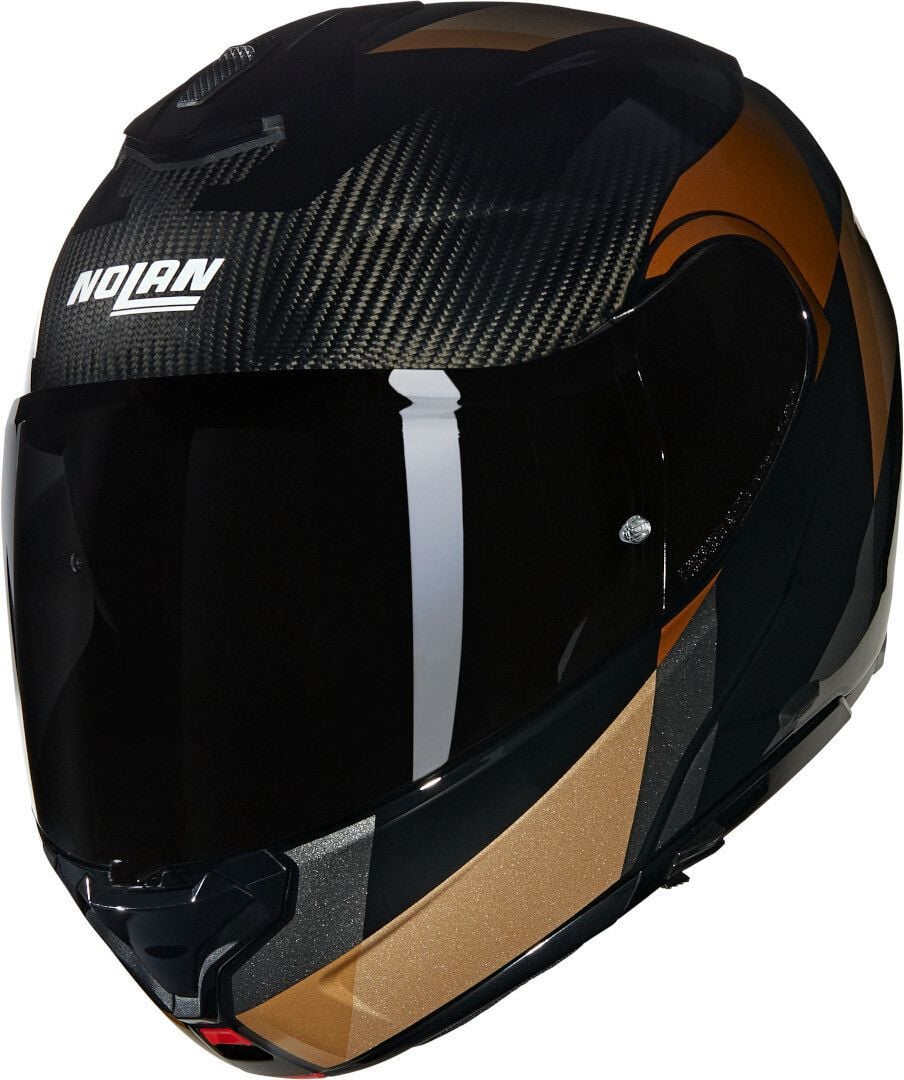 Nolan X-1005 Ultra Sportivo 345 Carbon Ochre Sand Glossy Flip Up
