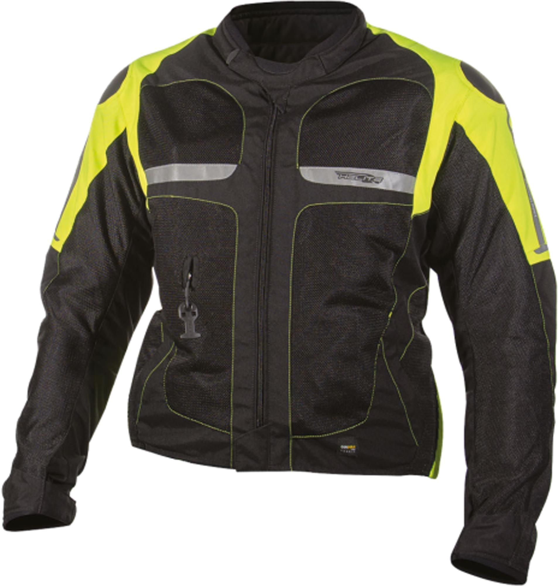 Helite Vented 2.0 Hi-Vis Airbag Motorcycle Textile Jacket