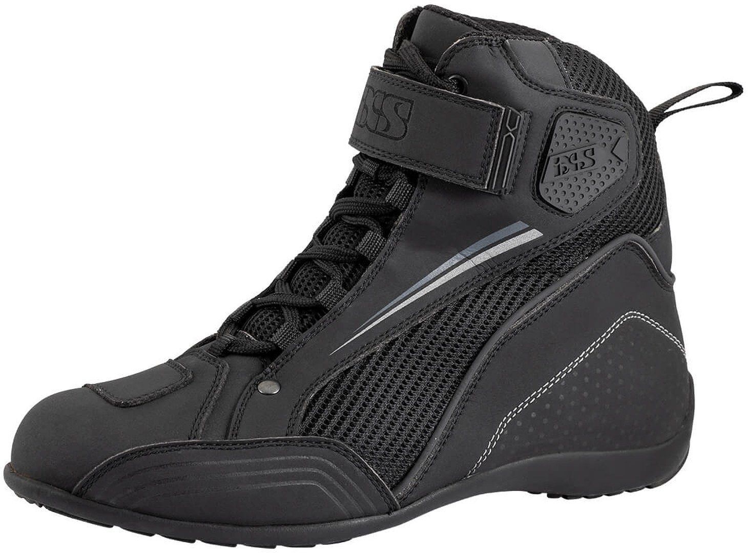 IXS Tour Breeze 2.0 Black Motorcycle Riding Shoes - Chromeburner