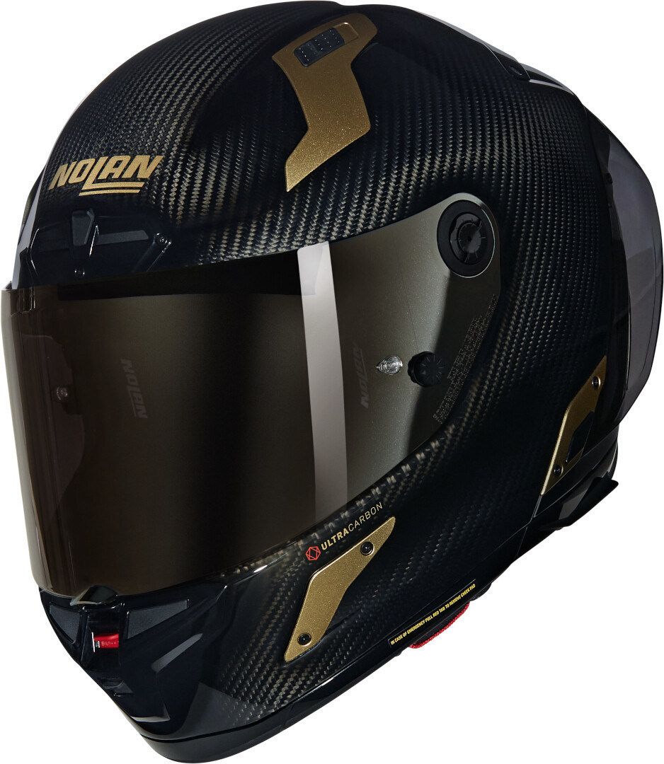 Nolan X-804 RS Aureo 330 Carbon Gold Glossy Full Face Helmet