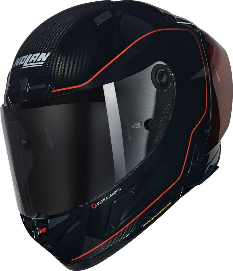 Nolan X-804 RS Asso Di Picche 342 Carbon Black Red Glossy Full