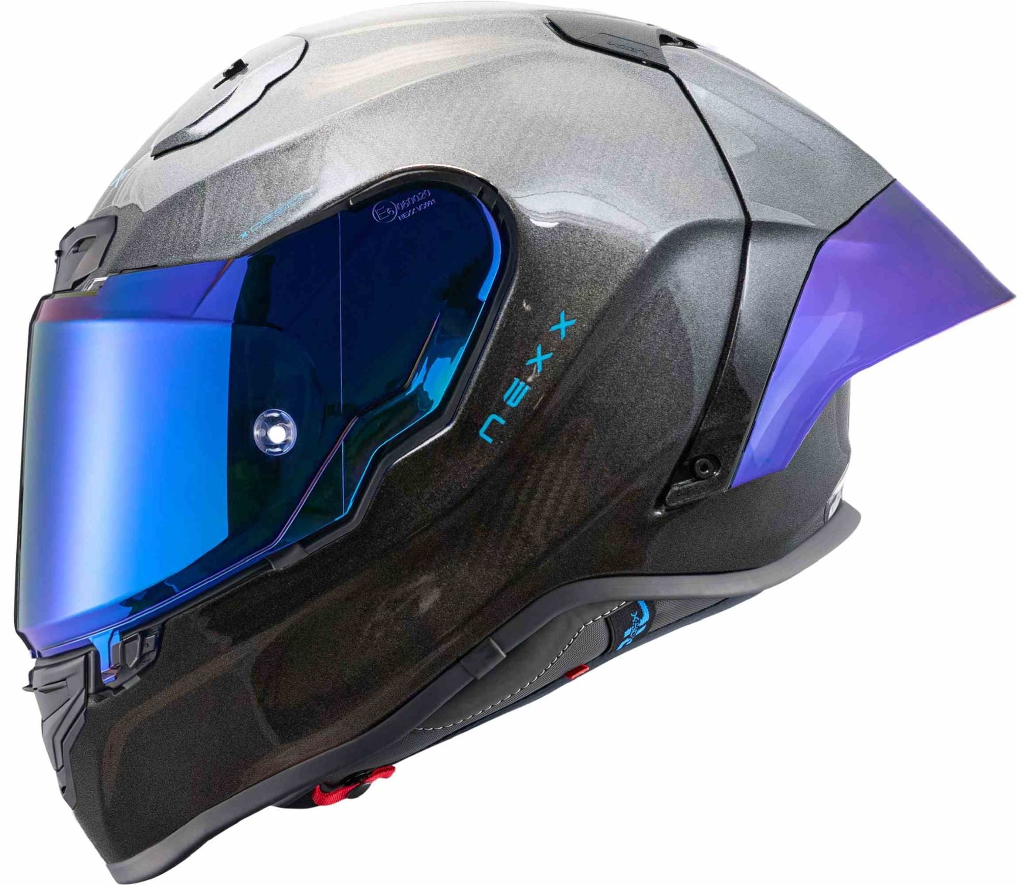 Nexx X.R3R Glaze Carbon Full Face Helmet - Chromeburner