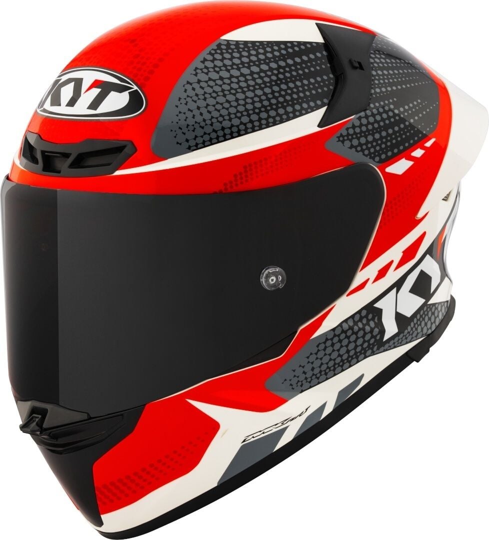 KYT TT-Revo Gear Black Red Full Face Helmet - Chromeburner