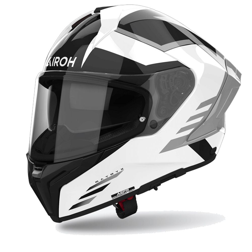 AIROH MATRYX THRON WHITE GLOSS HELMET