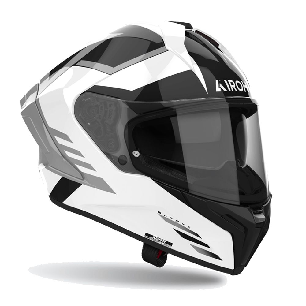 AIROH MATRYX THRON WHITE GLOSS HELMET