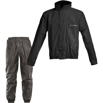 Acerbis Logo Black 2PC Rain Suit