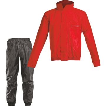 Acerbis Logo Red Black 2PC Rain Suit