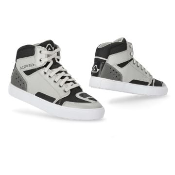 Acerbis Lock Black Grey Motorcycle Shoes