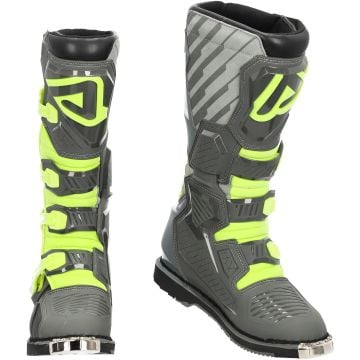 Acerbis X-Race Grau Gelb Motocross Stiefel