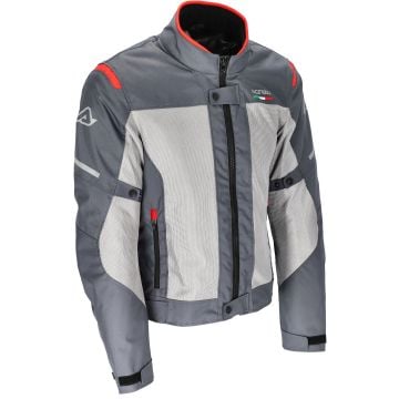 Acerbis On Road Ruby Grey Red Textile Jacket
