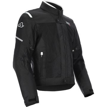Acerbis On Road Ruby Black White Textile Jacket