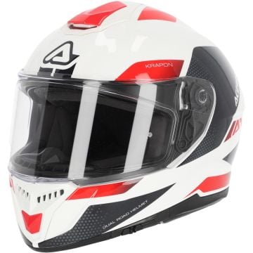 Acerbis Krapon White Red Full Face Helmet
