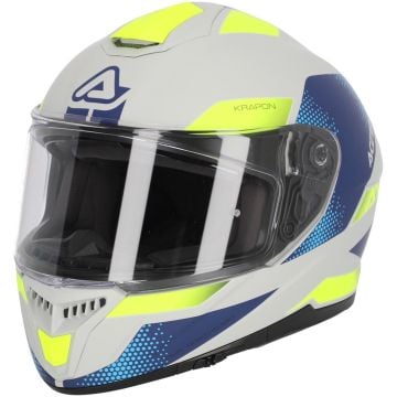 Acerbis Krapon Grey Blue Full Face Helmet