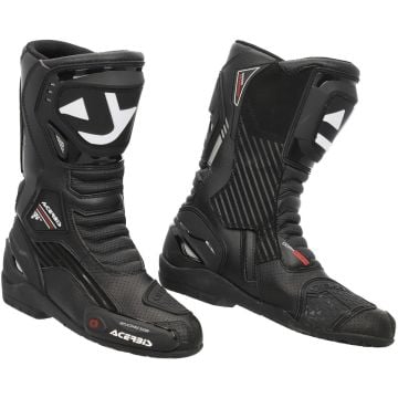 Acerbis Corkscrew Black Boots