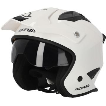 Acerbis Aria Solid White Jet Helmet