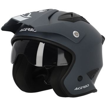 Acerbis Aria Solid Grey Jet Helmet