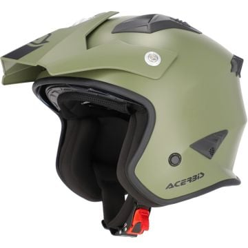 Acerbis Aria Solid Matt Green Jet Helmet