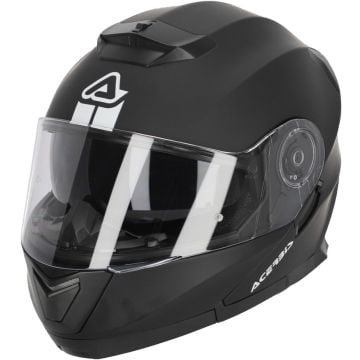 Acerbis Serel Solid Matt Black Flip Up Helmet