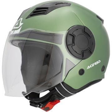Acerbis Vento Matt Green Jet Helmet