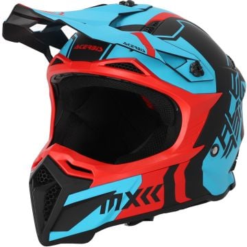 Acerbis Profile 5 Red Blue Motocross Helmet