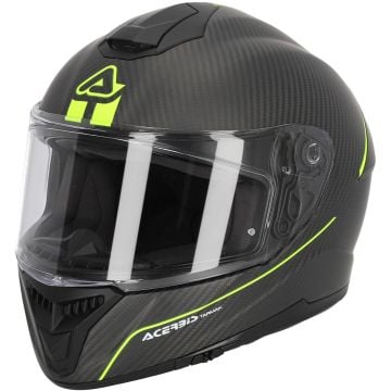 Acerbis Tarmak Matt Black Yellow Full Face Helmet