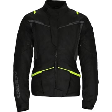 Acerbis CE X-Travel Black Yellow Waterproof Textile Jacket