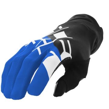 Acerbis MX Linear Black Blue Motocross Gloves