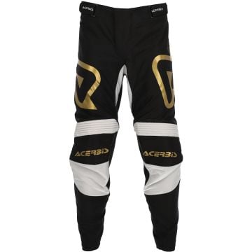 Acerbis K-Flex 50 Anniversary Black White Gold Motocross Pants