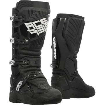 Acerbis Whoops Schwarz Weiß Motocross Stiefel