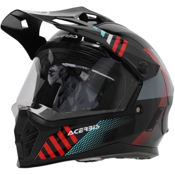 Acerbis Rider Junior Black Red Kids Motocross Helmet