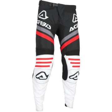 Acerbis MX Linear Lugo Black White Motocross Pants