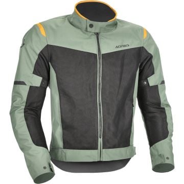 Acerbis Ramsey Vented 2.0 Mesh Green Yellow Textile Jacket