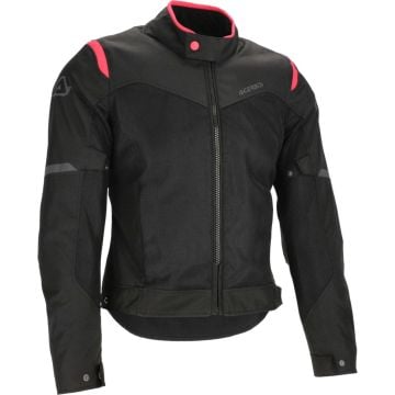 Acerbis Ramsey Vent 2.0 Mesh Ladies Black Pink Textile Jacket