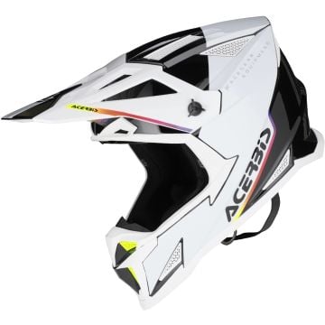 Acerbis T711 White Black Motocross Helmet